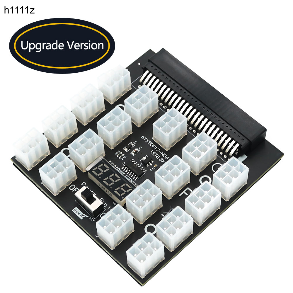 2400W Server Psu Breakout Board - PCI-E 12 فولت 50Pin إلى ATX