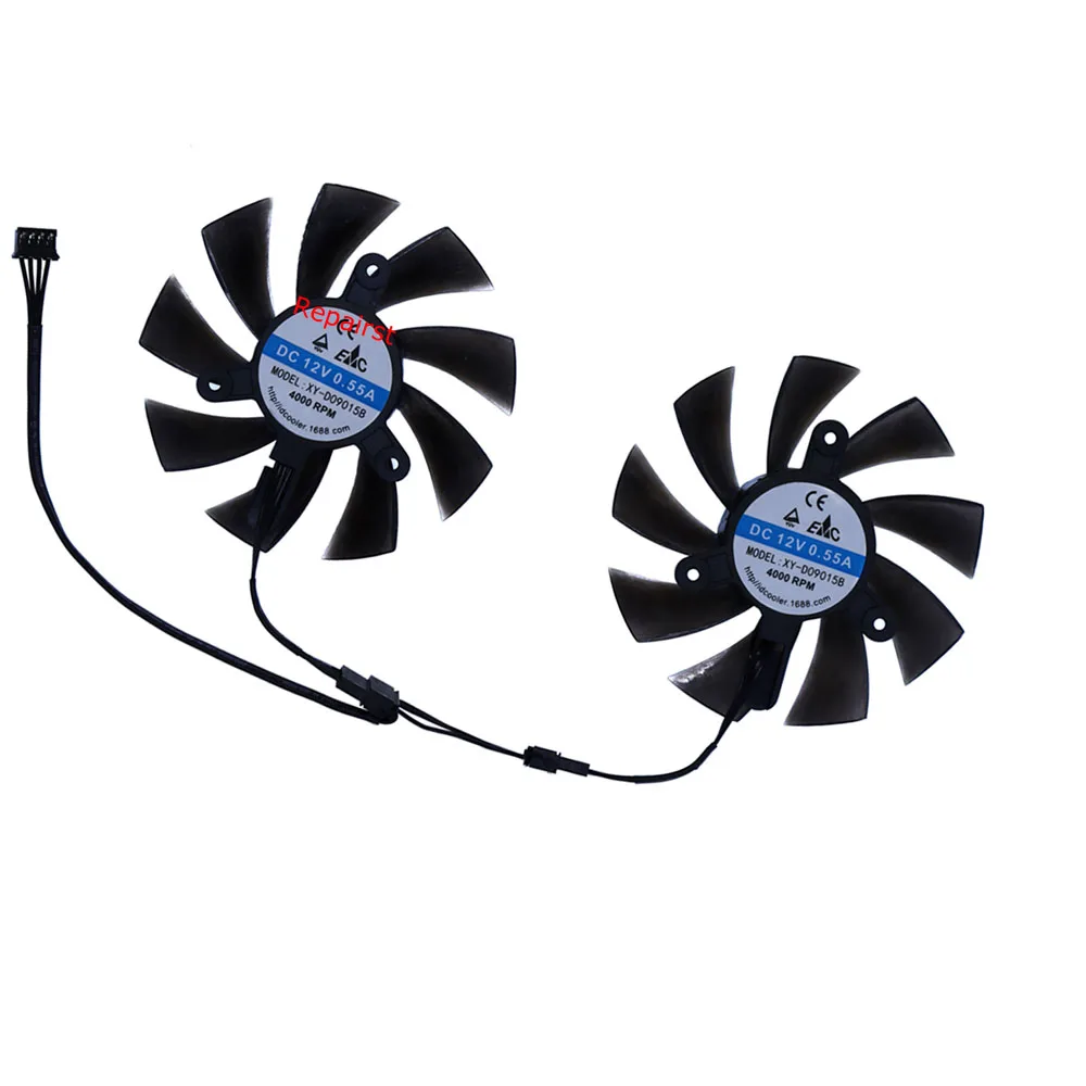 Rx 580 8Gb 2048Sp Gpu - 2 ، مروحة رسوميات ، مبرد