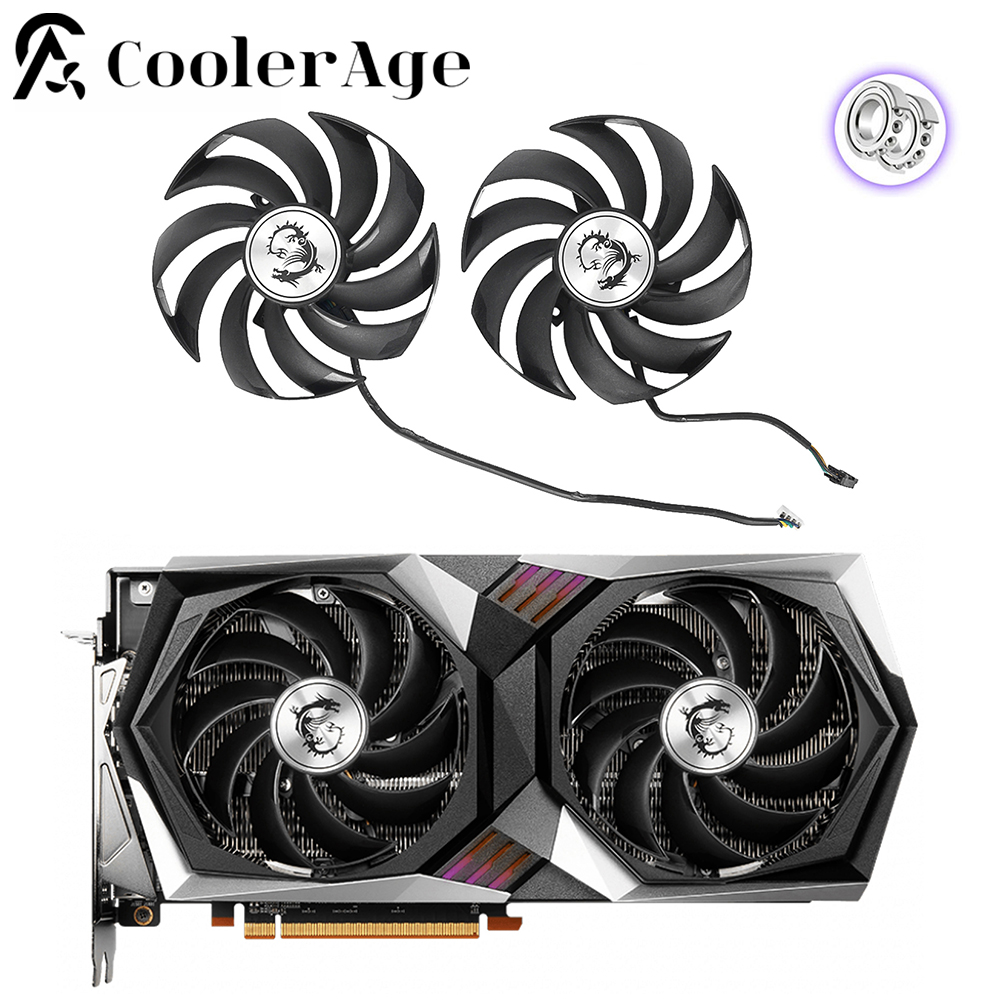 Rx 6700 Xt 12Gb Graphics Card - 95 مللي متر PLD10010B12HH الألعاب بطاقة